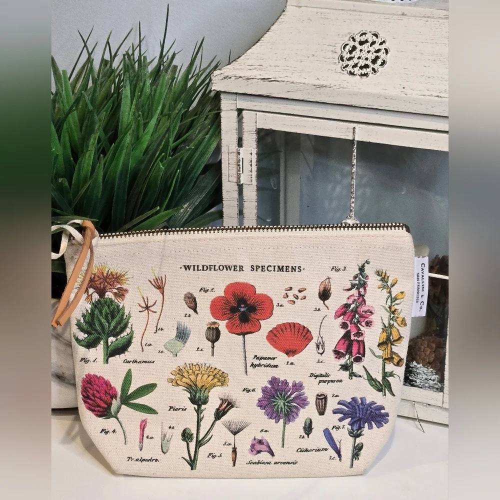 Wildflower Specimens Cosmetic Bag